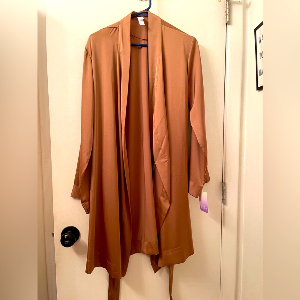 Satin robe, size M/L Target